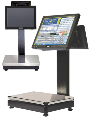 12-fotor-bg-remover-20230610111839.png ترازو دیجیتال-پوز اسکیل نوین پرداز-رنگ مشکی نمایشگر مشتری خطی (7Segment) صفحه لمسی